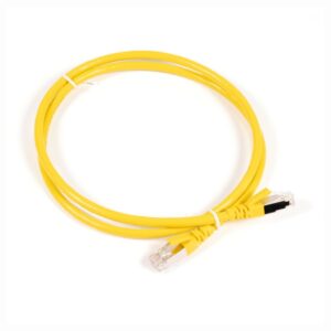 PATCH CORD CM CAT6A 1M FTP AMARELO - (CABO DE CONEXAO)