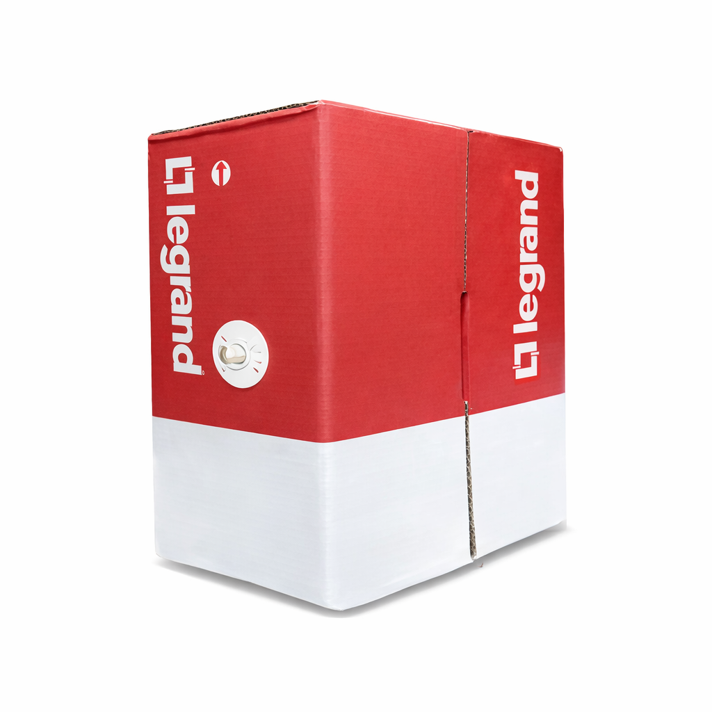 CABO UTP 4PX23 AWG CAT6 LEGRAND VERMELHO CX 305M