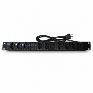 Regua Para Rack 19" 8 Pos Abs 10A