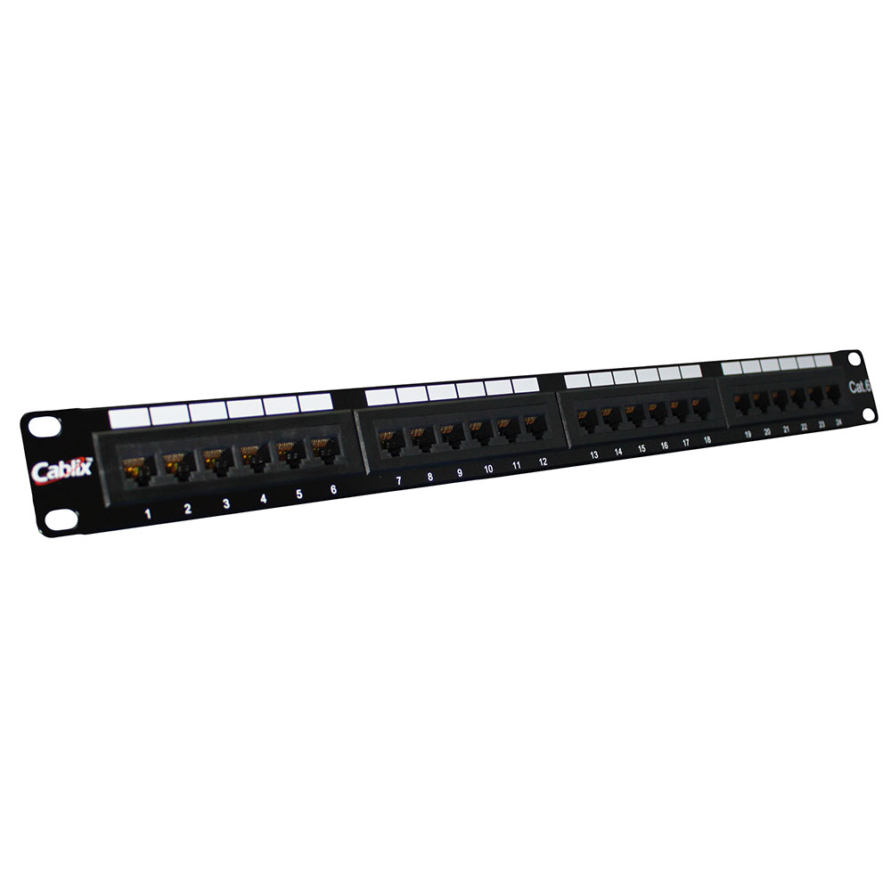 Patch Panel 24 Portas Cat5e Soho Lan Cablix